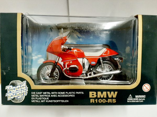 BMW R100-RS miniatuur motor 1:12 rood