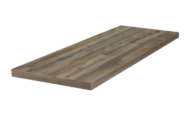 FAB werkblad / aanrechtblad – donker eiken – 304 x 64 x 3,8cm