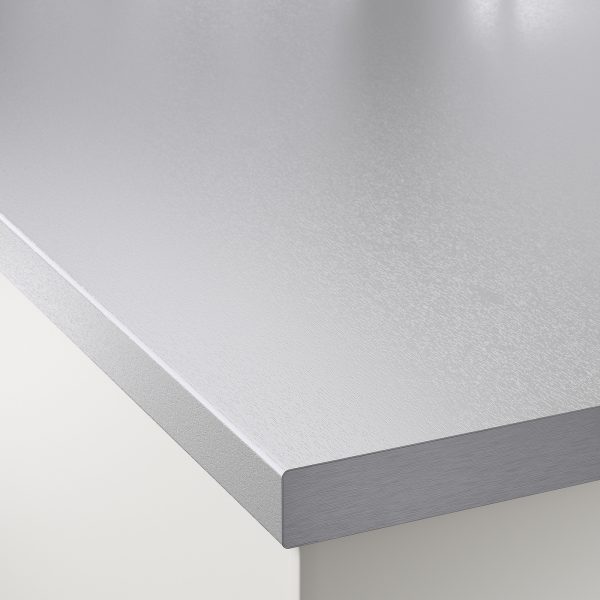 Sencys werkblad / aanrechtblad – Aluminium look – 305 x60 x 2,8cm