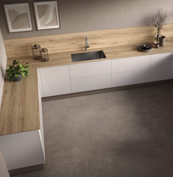 Sencys werkblad / aanrechtblad – Nash eik – 305 x60 x 2,8cm