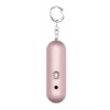 Mini draagbare Zelfverdediging sleutelhanger/Persoonlijk alarm 130db alarm met LED-flitslicht in zwart/blauw/wit/ roze - Afbeelding 4