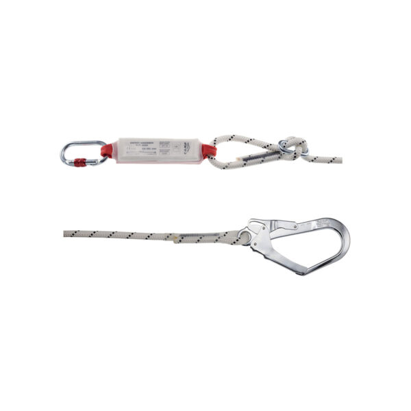 Camp safety Shock absorber met haken 150 cm