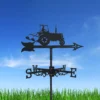 Windwijzer tractor metaal 20,5 cm x 38 cm - Afbeelding 3