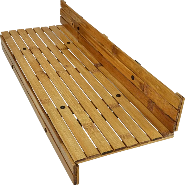 Bamboe Balkonbar/ balkontafel - Naturel - Tali - 90 x 30 cm