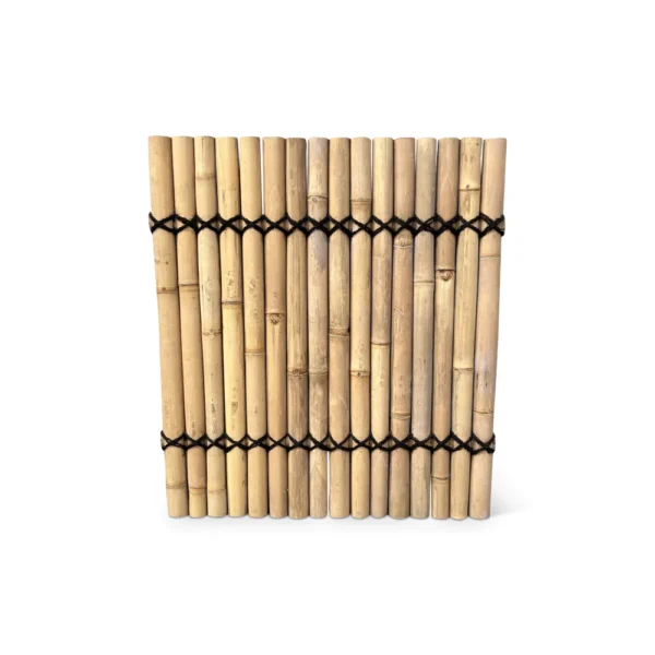 Bamboe schutting / balkonscherm - halfrond – 90 x 100 cm – Naturel