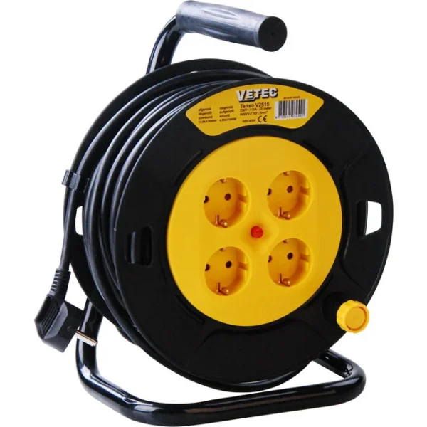 Vetec Kabelhaspel 50 meter 3G-1,5mm²