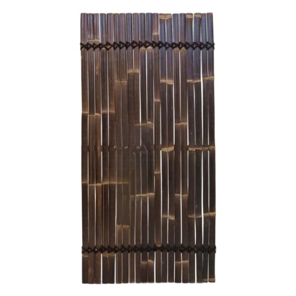 Bamboe schutting – halfrond – 90 x 180 cm – Donker