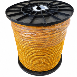 Touw op rol nylon geel / oranje Ø 10,5mm 200 meter